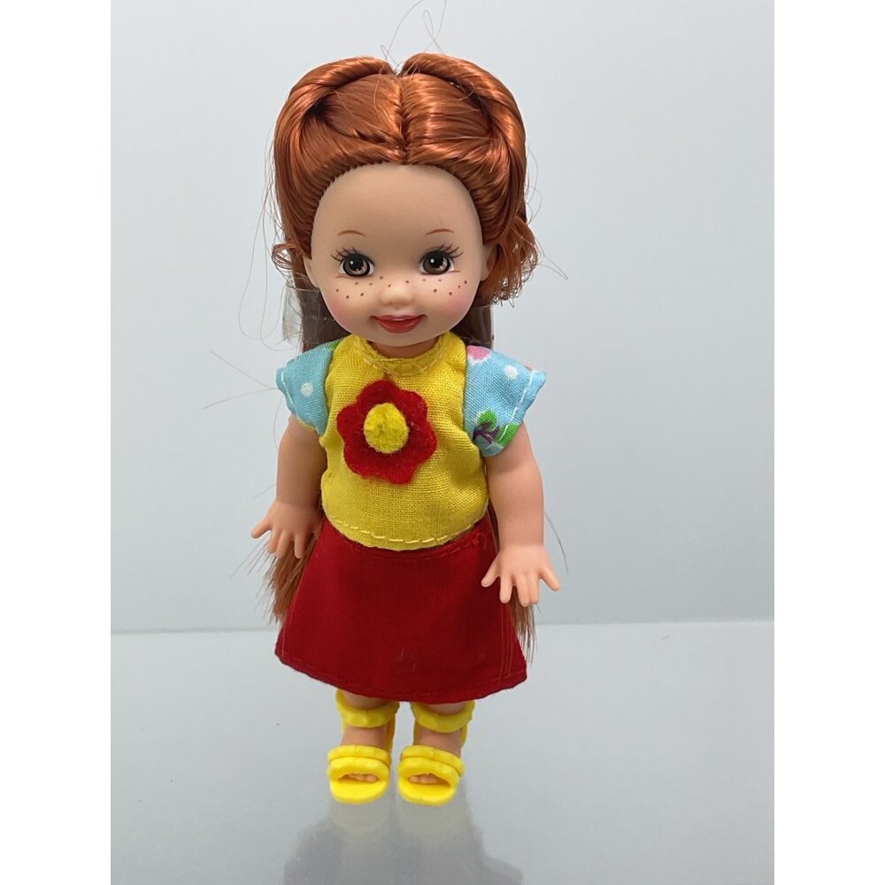 Mattel Barbies Sister Kelly Doll With Red Hair & Freckles